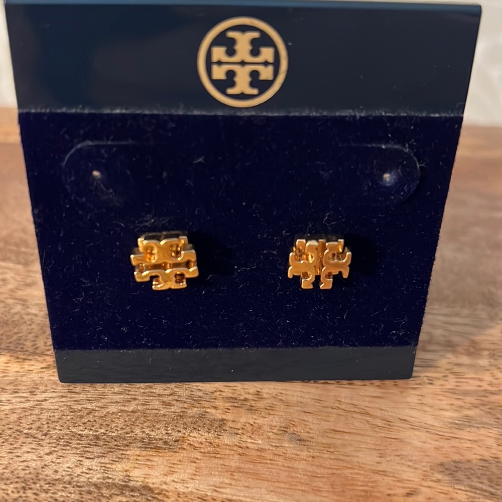 Tory Burch Gold Stud Earrings